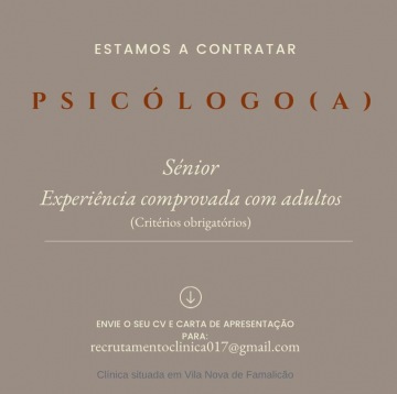 Ofertas de emprego de Tempo D’apontamentos – Psicologia, formação profissional e consultoria para os negócios e gestão Lda